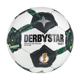 Piłka rekreacyjna Derbystar DFB MINIball Brilliant v25 (Obwód: 47 cm) biało/czarna/zielona - 1 sztuka